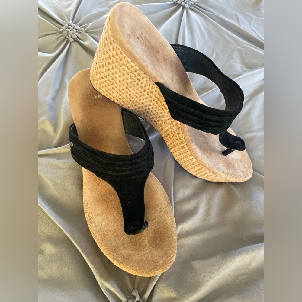 Ugg wedge sandals. Like new. Size 7